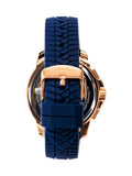 Buy Shop Maserati Successo Chronograph Blue Dial Blue Silicone Strap Watch for Men - R8871621034 USA Online