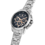 Buy Shop Maserati Successo Chronograph Blue Dial Silver Steel Strap Watch for Men - R8873621037 USA Online
