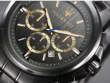 Maserati Successo Chronograph Gray Dial Gray Steel Strap Watch For Men - R8873621007