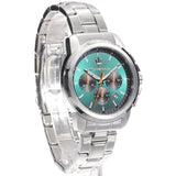 Buy Shop Maserati Successo Chronograph Green Dial Silver Steel Strap Watch for Men - R8873621043 USA Online