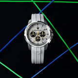 Buy Shop Maserati Successo Chronograph Grey Dial Grey Rubber Strap Watch for Men - R8871621043 USA Online