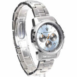 Buy Shop Maserati Successo Chronograph Ice Blue Dial Silver Steel Strap Watch for Men - R8873621044 USA Online