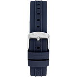 Buy Shop Maserati Successo Chronograph Silver Dial Blue Silicone Strap Watch for Men - R8871621042 USA Online