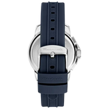 Buy Shop Maserati Successo Chronograph Silver Dial Blue Silicone Strap Watch for Men - R8871621042 USA Online
