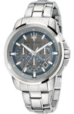 Buy Shop Maserati Successo Chronograph Silver Dial Silver Steel Strap Watch For Men - R8873621006 USA Online