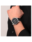 Buy Shop Maserati Successo Chronoraph Black Dial Black Silicon Strap Watch For Men - R8871621014 USA Online
