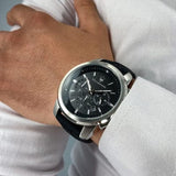 Buy Shop Maserati Successo Chronoraph Black Dial Black Silicon Strap Watch For Men - R8871621014 USA Online