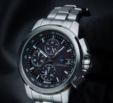 Buy Shop Maserati Successo Solar Edition Black Dial Silver Steel Strap Watch For Men - R8873645003 USA Online