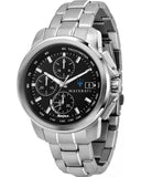 Buy Shop Maserati Successo Solar Edition Black Dial Silver Steel Strap Watch For Men - R8873645003 USA Online