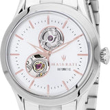 Buy Shop Maserati Tradizione Automatic White Dial Stainless Steel Watch For Men - R8823125001 USA Online