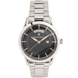 Buy Shop Maserati Tradizione Black Dial Silver Steel Strap Watch For Men - R8853125002 USA Online