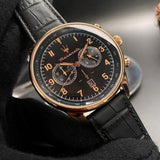 Buy Shop Maserati Tradizione Chronograph Black Dial Black Leather Strap Watch for Men - R8871646001 USA Online