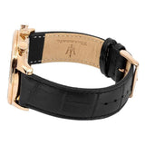 Buy Shop Maserati Tradizione Chronograph Black Dial Black Leather Strap Watch for Men - R8871646001 USA Online