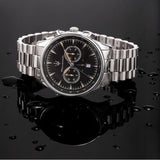 Buy Shop Maserati Tradizione Chronograph Black Dial Silver Steel Strap Watch for Men - R8873646004 USA Online