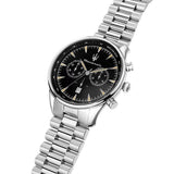 Buy Shop Maserati Tradizione Chronograph Black Dial Silver Steel Strap Watch for Men - R8873646004 USA Online