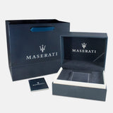 Buy Shop Maserati Tradizione Chronograph Blue Dial Silver Steel Strap Watch for Men - R8873646005 USA Online