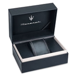 Buy Shop Maserati Tradizione Chronograph Blue Dial Silver Steel Strap Watch for Men - R8873646005 USA Online