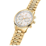 Buy Shop Maserati Tradizione Chronograph White Dial Gold Steel Strap Watch for Men - R8873646003 USA Online