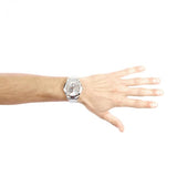 Buy Shop Maserati Tradizione White Dial Two Tone Stainless Steel Strap Watch For Men - R8873625001 USA Online