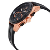 Buy Shop Maserati Traguardo 45mm Black Dial Watch Black Strap For Men - R8871612025 USA Online