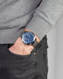 Buy Shop Maserati Traguardo 45mm Chronograph Blue Dial Watch For Men - R8873612009 USA Online
