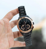Buy Shop Maserati Traguardo 45mm Gun Metal Stainless Steel Black Watch For Men - R8873612016 USA Online