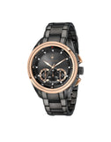 Buy Shop Maserati Traguardo 45mm Gun Metal Stainless Steel Black Watch For Men - R8873612016 USA Online