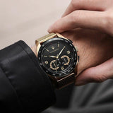 Buy Shop Maserati Traguardo 45mm Quartz Gold Black Dial Watch For Men - R8873612010 USA Online