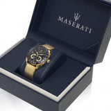 Buy Shop Maserati Traguardo 45mm Quartz Gold Black Dial Watch For Men - R8873612010 USA Online