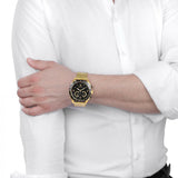 Buy Shop Maserati Traguardo 45mm Quartz Gold Black Dial Watch For Men - R8873612010 USA Online