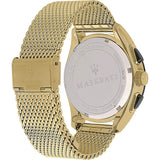 Buy Shop Maserati Traguardo 45mm Quartz Gold Black Dial Watch For Men - R8873612010 USA Online
