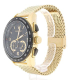 Buy Shop Maserati Traguardo 45mm Quartz Gold Black Dial Watch For Men - R8873612010 USA Online