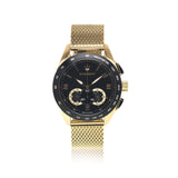 Buy Shop Maserati Traguardo 45mm Quartz Gold Black Dial Watch For Men - R8873612010 USA Online