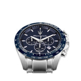 Maserati Traguardo Chronograph Blue Dial 45mm Stainless Steel Watch For Men - R8873612043