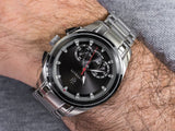 Buy Shop Maserati Traguardo Analog Black Dial Stainless Steel Watch For Men - R8873612015 USA Online