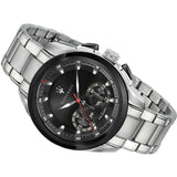 Buy Shop Maserati Traguardo Analog Black Dial Stainless Steel Watch For Men - R8873612015 USA Online
