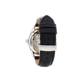 Buy Shop Maserati Traguardo Automatic Black Dial Black Leather Strap Watch For Men - R8871612001 USA Online