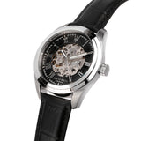 Buy Shop Maserati Traguardo Automatic Black Dial Black Leather Strap Watch For Men - R8871612001 USA Online
