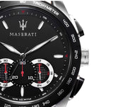 Buy Shop Maserati Traguardo Black Dial Black Leather Strap Watch For Men - R8871612028 USA Online