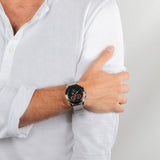 Buy Shop Maserati Traguardo Black Dial Silver Mesh Bracelet Watch For Men - R8873612005 USA Online