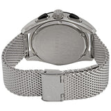 Buy Shop Maserati Traguardo Black Dial Silver Mesh Bracelet Watch For Men - R8873612005 USA Online
