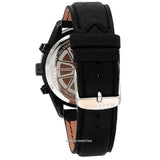 Buy Shop Maserati Traguardo Black Leather Strap Quartz Black Dial Watch For Men - R8871612019 USA Online