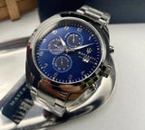 Buy Shop Maserati Traguardo Blue Dial Silver Steel Strap Watch For Men - R8853112505 USA Online