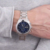Buy Shop Maserati Traguardo Blue Dial Silver Steel Strap Watch For Men - R8853112505 USA Online