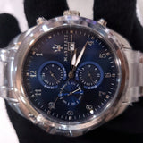 Buy Shop Maserati Traguardo Blue Dial Silver Steel Strap Watch For Men - R8853112505 USA Online