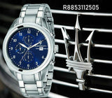Buy Shop Maserati Traguardo Blue Dial Silver Steel Strap Watch For Men - R8853112505 USA Online