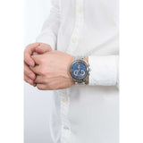 Buy Shop Maserati Traguardo Chronograph 45mm Blue Dial Stainless Steel Watch For Men - R8873612014 USA Online
