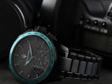 Buy Shop Maserati Traguardo Chronograph Aqua Edition Black Dial Black Steel Strap Watch For Men - R8873644002 USA Online