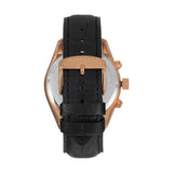 Buy Shop Maserati Traguardo Chronograph Black Dial Black Leather Strap Watch For Men - R8871612002 USA Online