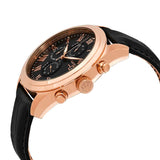 Buy Shop Maserati Traguardo Chronograph Black Dial Black Leather Strap Watch For Men - R8871612002 USA Online
